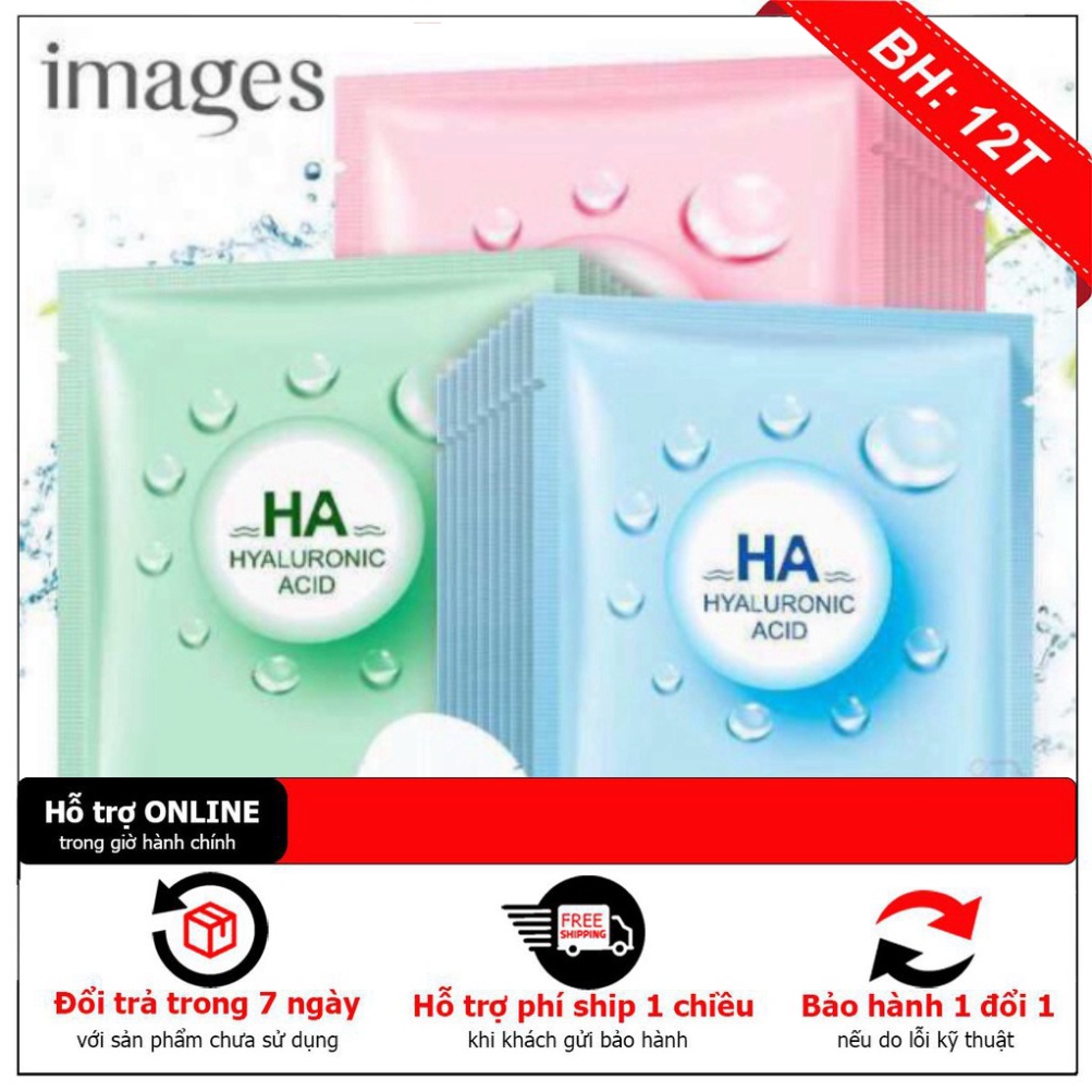 Mặt nạ giấy dưỡng trắng da mụn cấp ẩm thải độc HA Images - mn02 winwinshop01