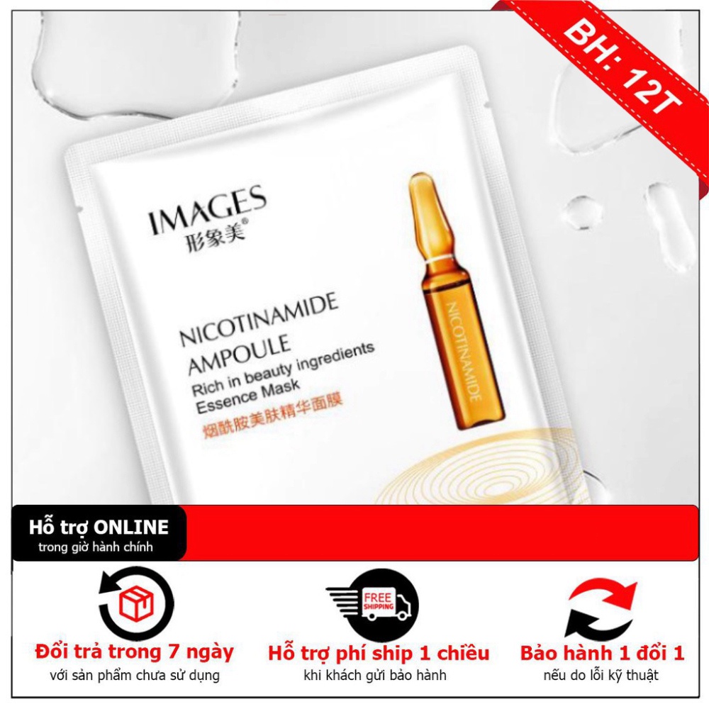 Mặt nạ giấy dưỡng trắng da mụn cấp ẩm thải độc HA Images - mn02 winwinshop01