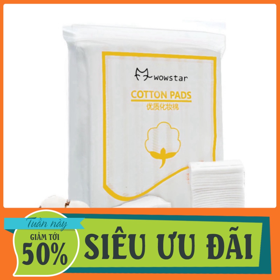 Bông tẩy trang 222 miếng Khăn Cotton Hai Mặt Dùng Một Lần Đa Ứng Dụng Yun.shop32