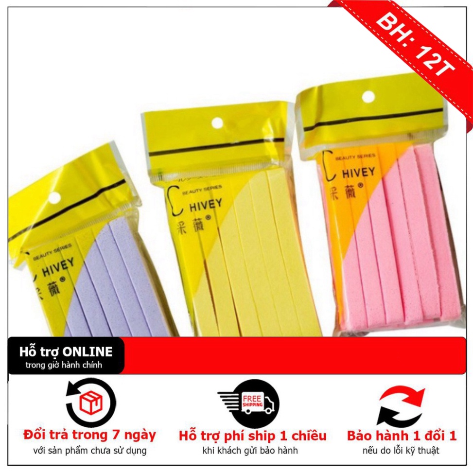 Gói 12 Thanh Mút Bọt Biển - Bông Nở Rửa Mặt Dạng Nén Chivey winwinshop01