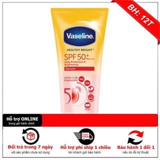 Serum chống nắng cơ thể Vaseline 50x bảo vệ da với SPF 50+ PA++++ giúp da