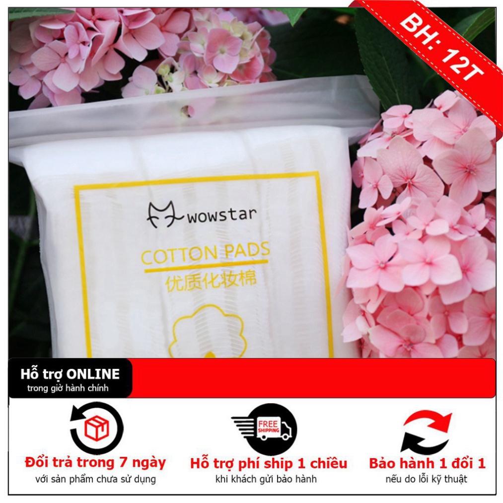 222 miếng Bông tẩy trang Khăn Cotton Hai Mặt Dùng Một Lần Đa Ứng Dụng winwinshop01