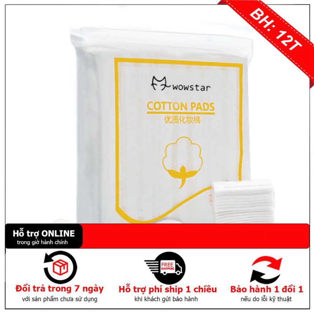 222 miếng Bông tẩy trang Khăn Cotton Hai Mặt Dùng Một Lần Đa Ứng Dụng winwinshop01