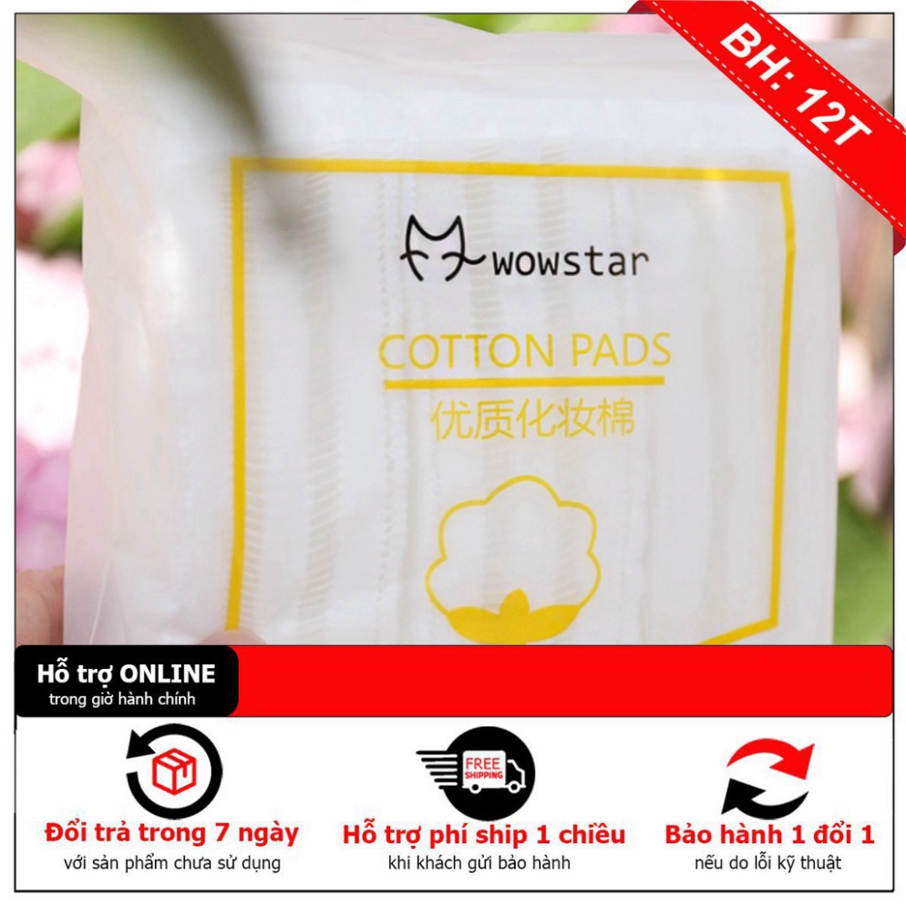 222 miếng Bông tẩy trang Khăn Cotton Hai Mặt Dùng Một Lần Đa Ứng Dụng winwinshop01
