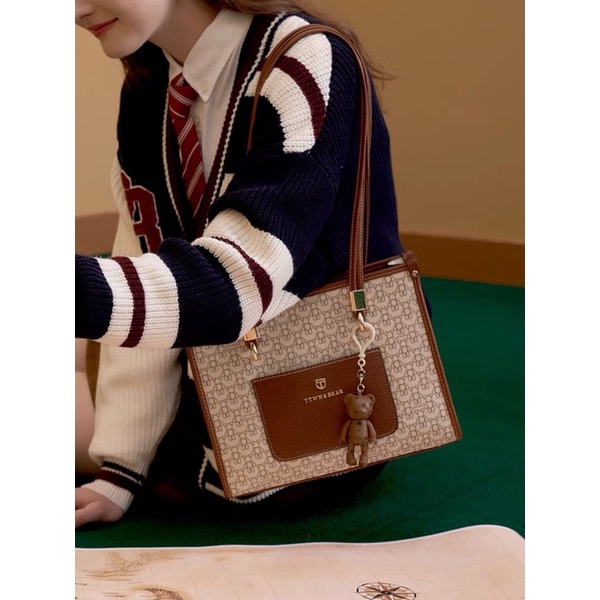 Túi Tote Nâu TTWNBEAR Chính Hãng TN-2939