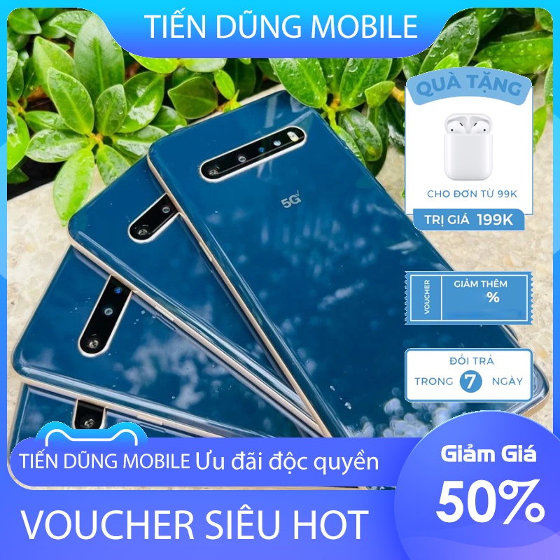 Điện thoại LG V60 ThinQ Hỗ trợ 5G ram 8Gb/128Gb chính hãng đầy đủ phụ kiện, zin mới 100%