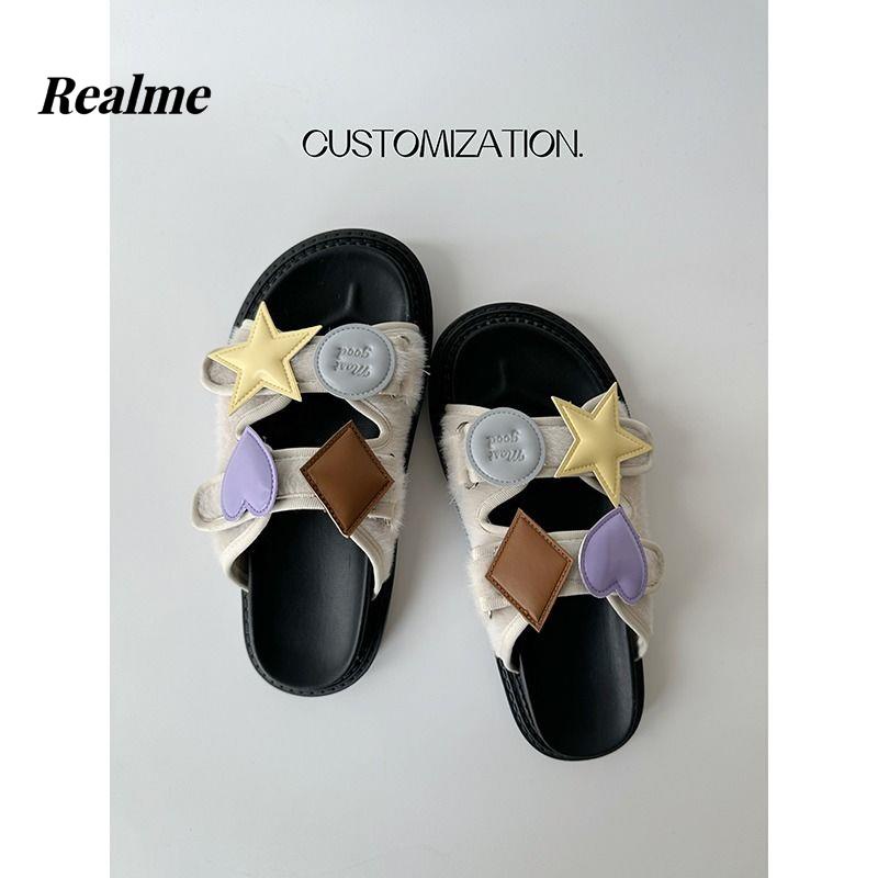 Dép Sandal Đế Dày Phong Cách Hàn Quốc Thời Trang Mùa Hè Mới Cho Nữ