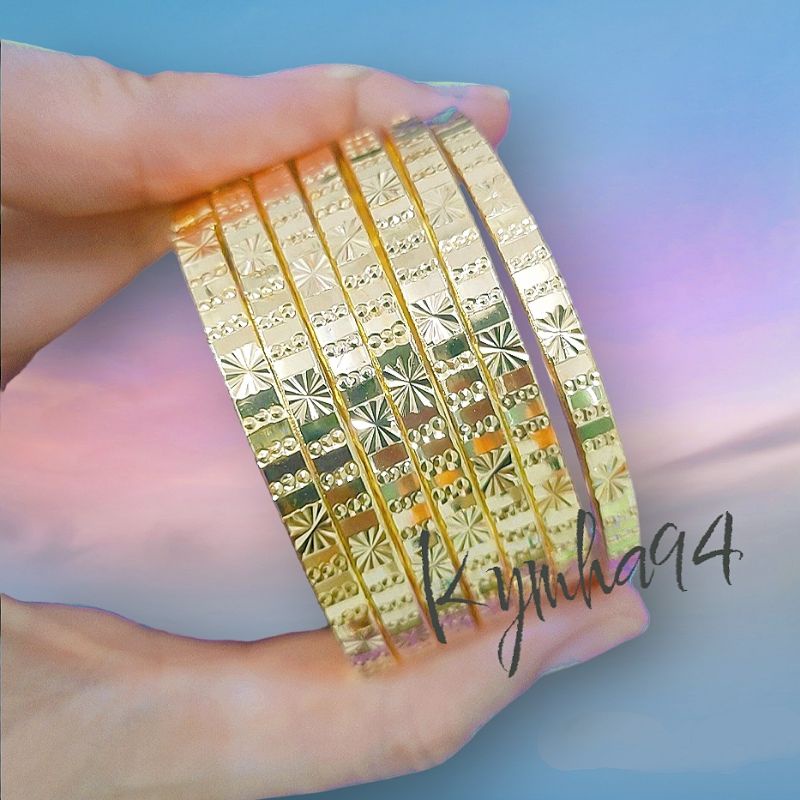 Vòng tay ximen khóa lưỡi gà lấp lánh bản 4li