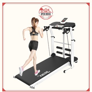 Máy chạy bộ cơ gấp gọn tại nhà chịu tải 100kg tặng kèm máy xoay eo giảm mỡ bụng cao cấp