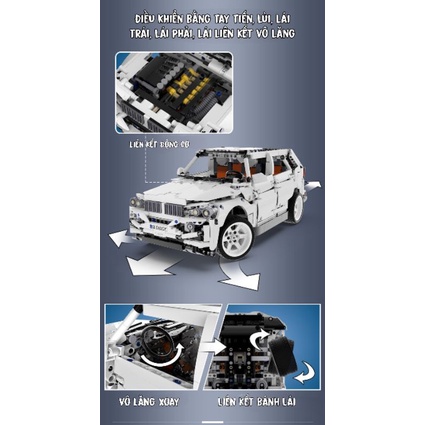 𝐋𝐄𝐆𝐎 Xe địa hình bốn bánh Shuangying C61007  G5 2208 PCS