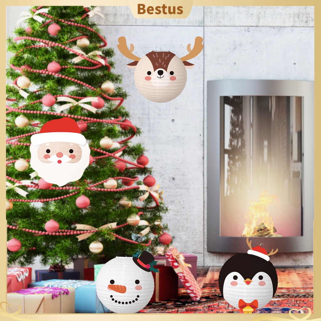 Lồng Đèn Hình Chim Cánh Cụt Dễ Dàng Mang Theo Trang Trí Giáng Sinh