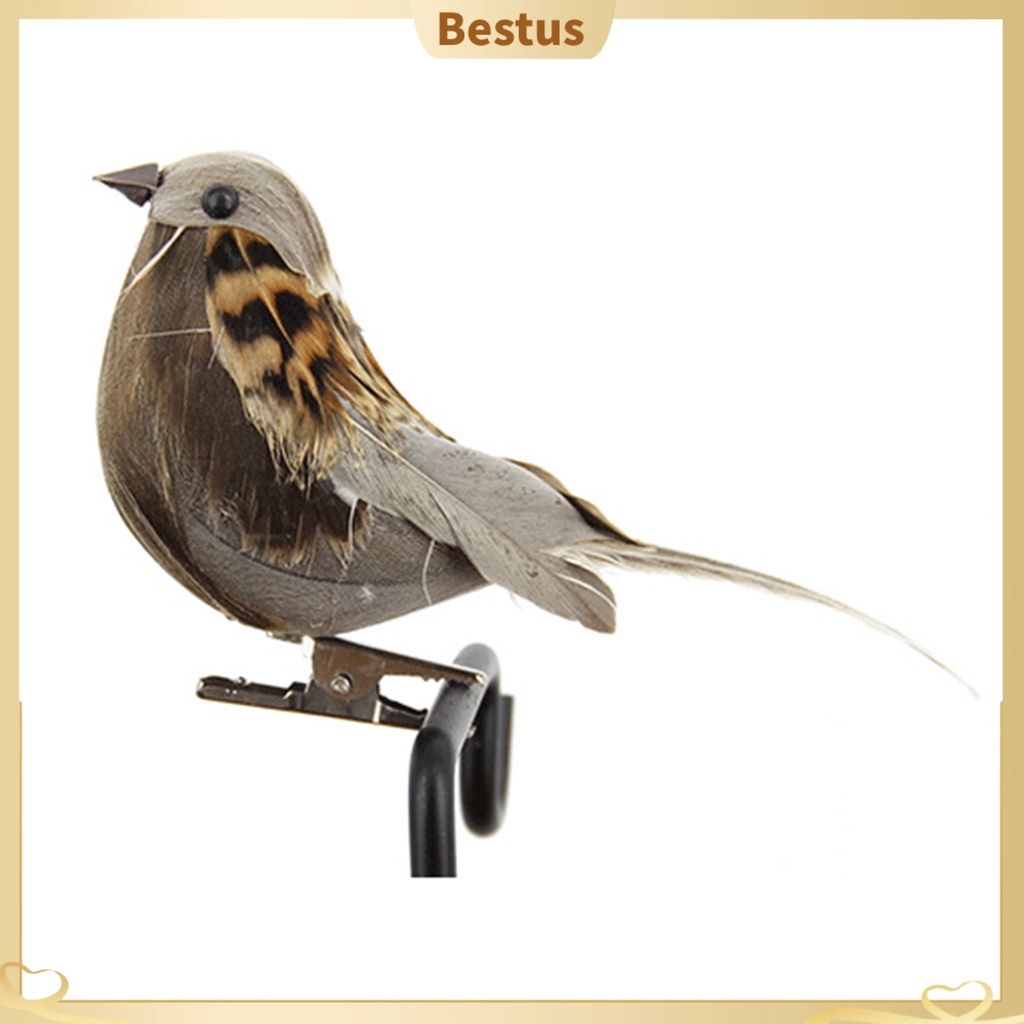 Chim Sẻ Giả Mini Trang Trí Nhà Cửa