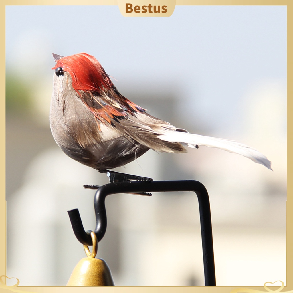 Chim Sẻ Giả Mini Trang Trí Nhà Cửa