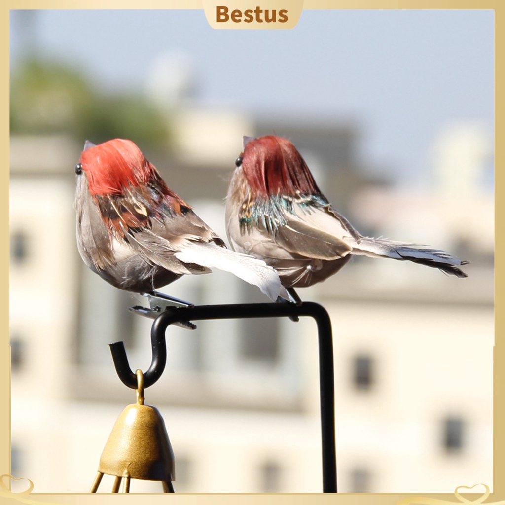 Chim Sẻ Giả Mini Trang Trí Nhà Cửa