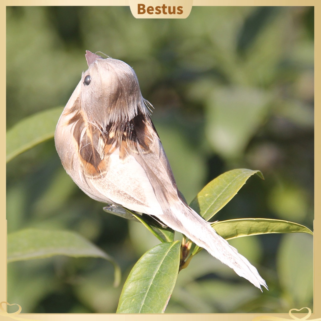 Chim Sẻ Giả Mini Trang Trí Nhà Cửa