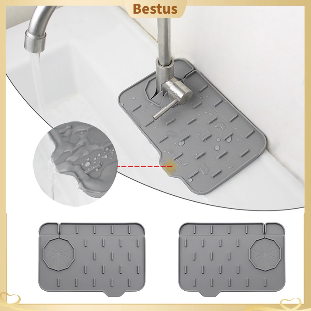 【Bestus】Thảm Lót Vòi Nước Bồn Rửa Chén Chống Văng Nước