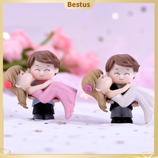 【Bestus】Mô Hình Cặp Đôi Cô Dâu Chú Rể Ngọt Ngào Trang Trí Tiệc Cưới