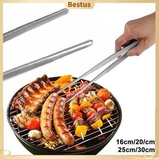 【Bestus】Kẹp gắp nướng thịt bằng thép không gỉ 16/20/25/30cm tùy chọn tiện lợi