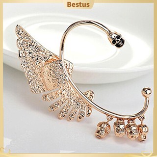 【Bestus】Khuyên đeo vành tai hình cánh thiên thần đính đá màu sắc độc đáo tinh tế