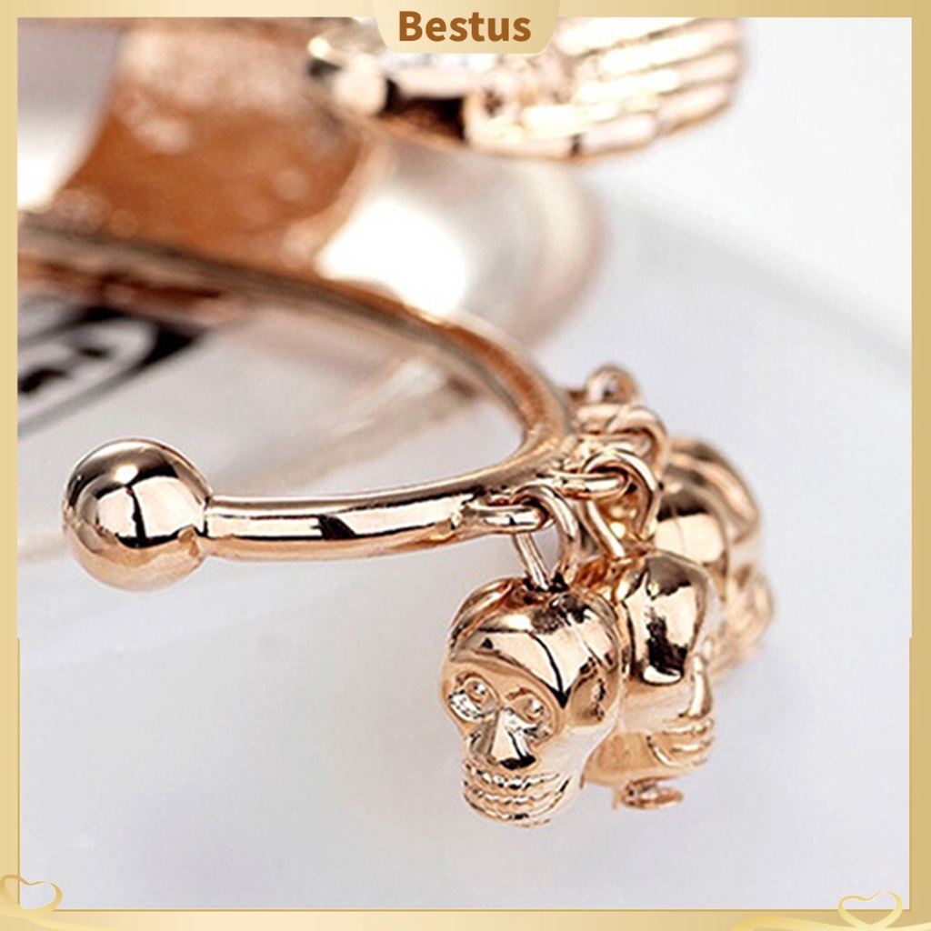 Khuyên đeo vành tai hình cánh thiên thần đính đá màu sắc độc đáo tinh tế