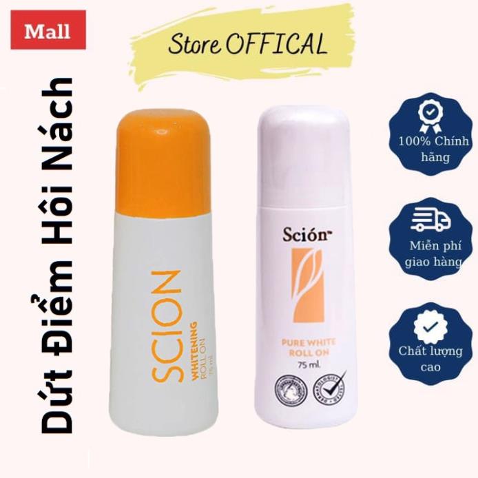 Lăn khử mùi Scion Nuskin 75ml ngăn mùi hôi nách không làm ố quần áo, lăn nách scion làm sáng vùng da dưới cánh tay