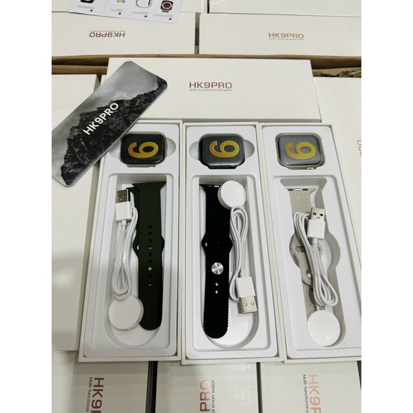 Đồng Hồ HK9 Pro Gen 2- Siêu Phẩm Seri 8 2023, 2.02inch Amoled Cong Tràn Viền, 45mm, La Bàn, NFC, Nghe Gọi, Chat GPT