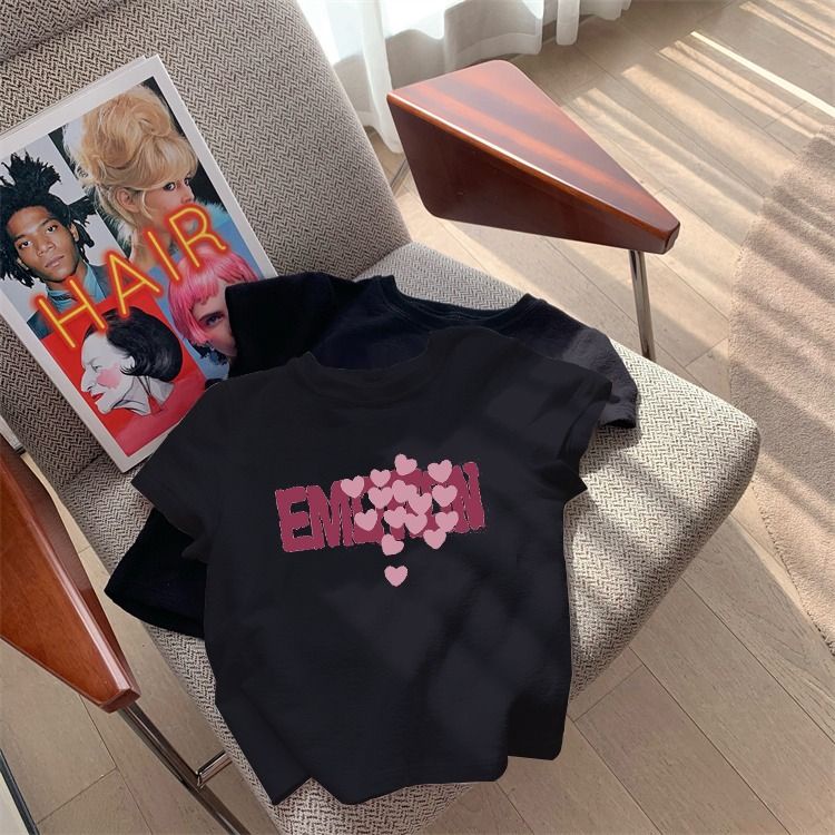 Hàng Mới Về Áo Thun 100% Cotton Tay Ngắn Dáng Ôm Thời Trang Mùa Hè Hàng Mới Dành Cho Bạn Nữ