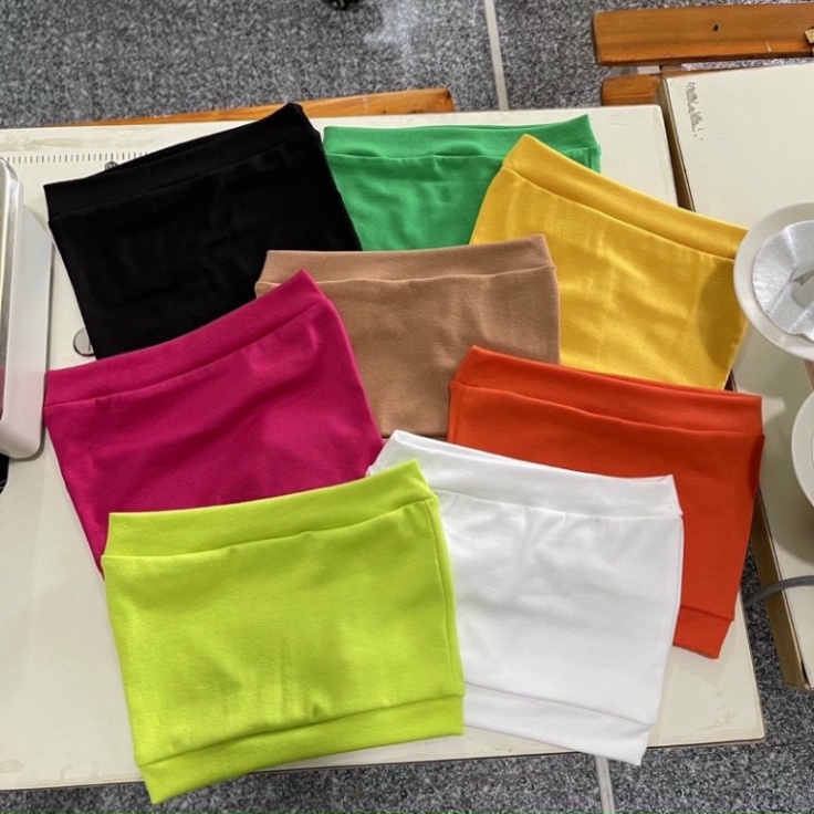 Áo ống croptop borip bo viền 2 đầu - Z1U