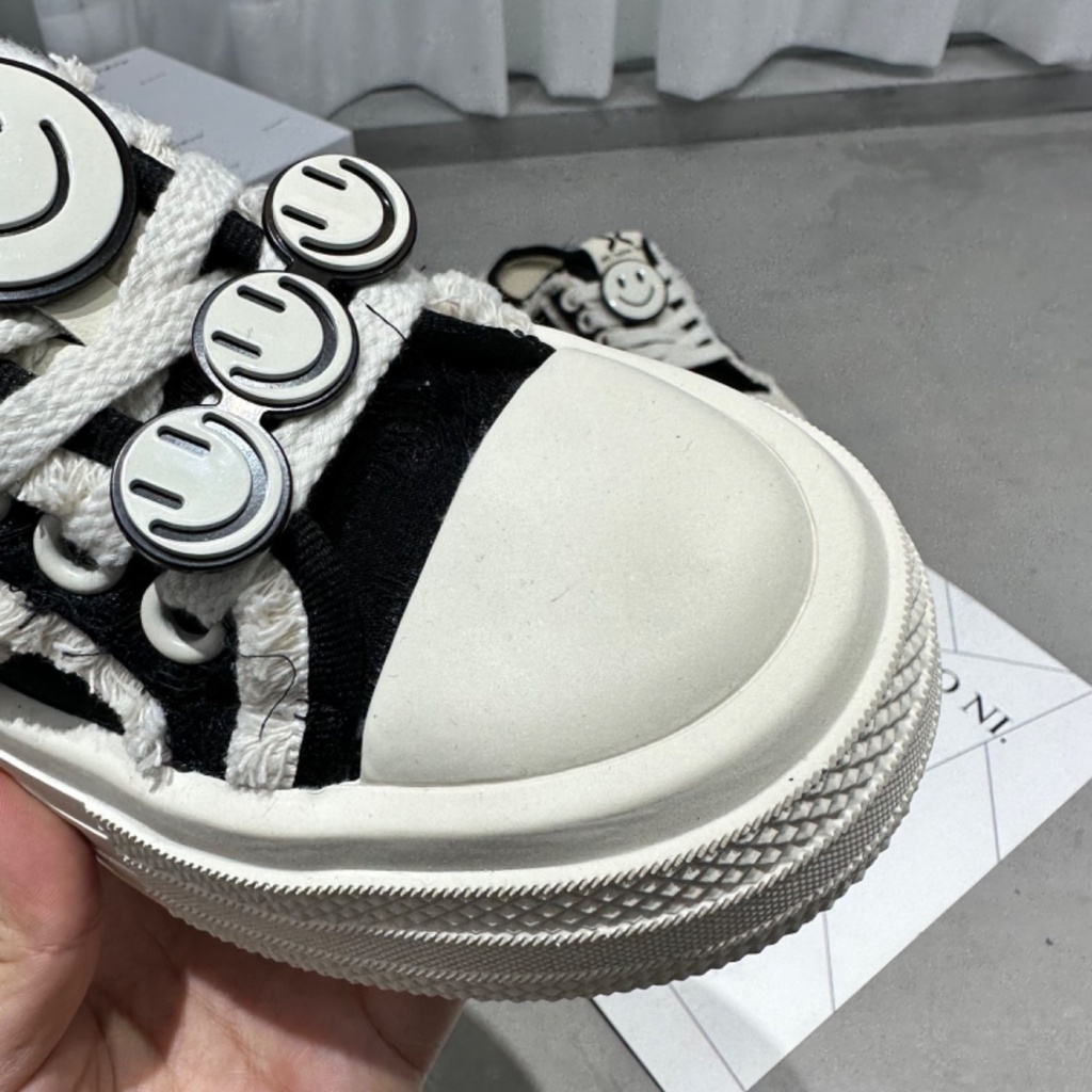 Giày Vải canvas Đế Dày Thời Trang Mùa Hè Hàn Quốc 2023 Cho Nữ drag