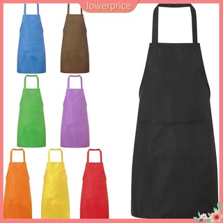 <lowerprice> Tạp dề chống thấm dầu màu trơn dành cho nhà bếp