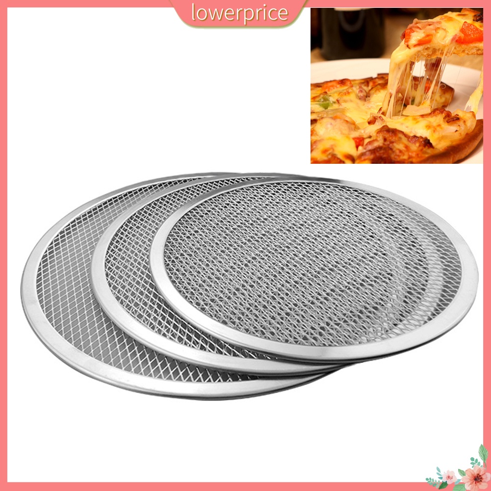 Vỉ Nướng Bánh Pizza Hình Tròn Bằng Nhôm Dày Dặn Chống Dính Tiện Dụng Cho Nhà Bếp