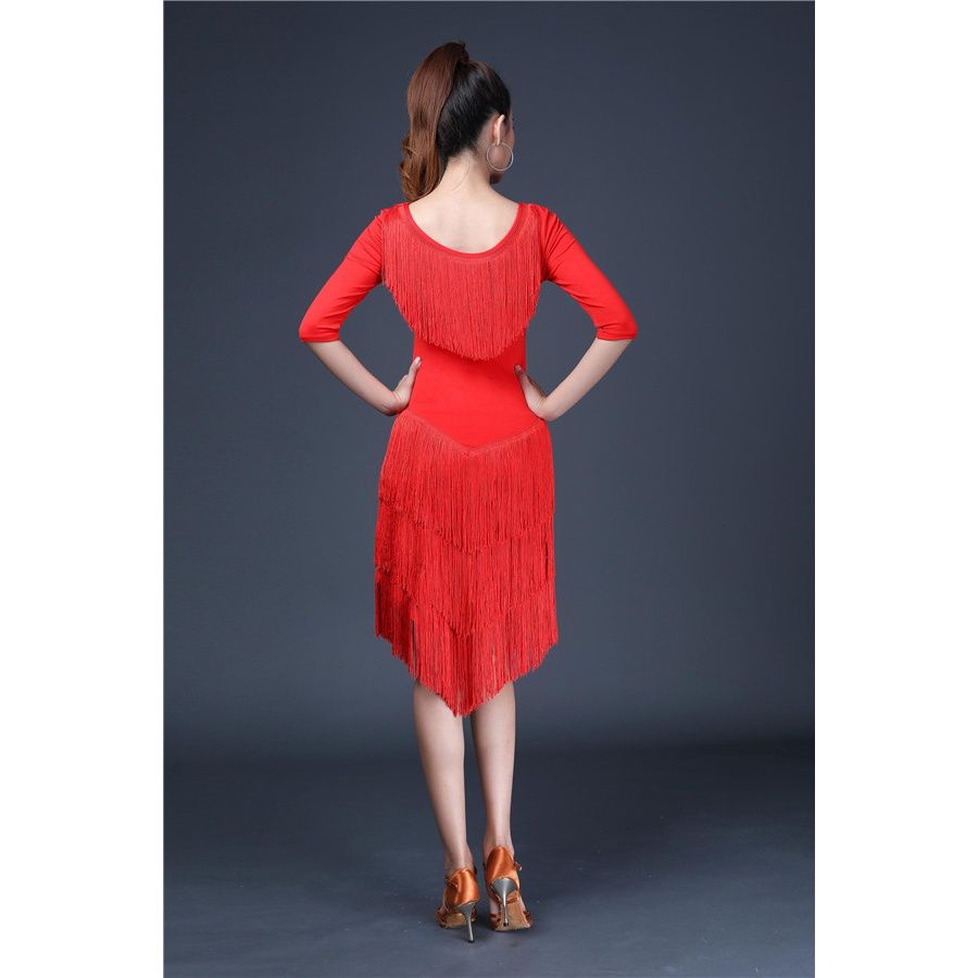 Đầm Khiêu Vũ Latin Thời Trang Dành Cho Nữ 7.14