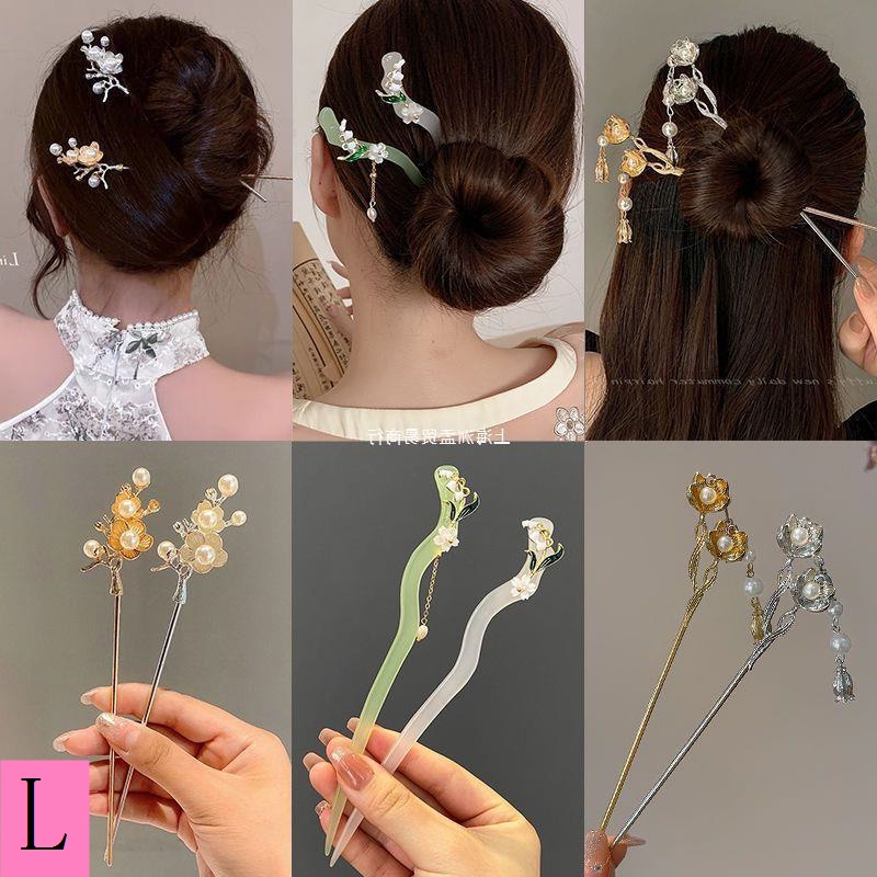 Trâm Cài Tóc Hình Bướm Bằng Kim Loại Phong Cách Trung Hoa Cổ Điển Thời Trang Mùa Hè Mới Cho Nữ