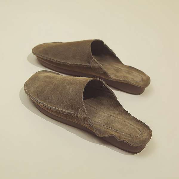 Dép Sandal Birkenstock Bít Mũi Bằng Da Bò Thật Thời Trang Mùa Hè 2023 Mới Cho Phụ Nữ Mang Thai