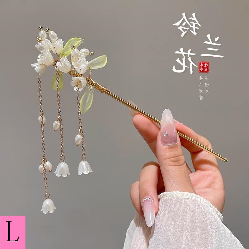 Trâm Cài Tóc Bằng Gỗ Phối Tua Rua Phong Cách Trung Hoa Cổ Điển Thời Trang Mùa Hè Mới