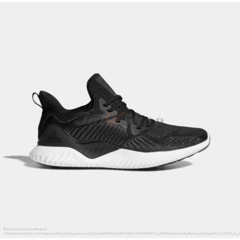 Giày Adidas Running Anlphabounce Black White AC8273
