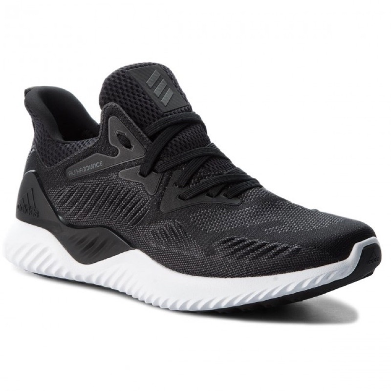 Giày Adidas Running Anlphabounce Black White AC8273
