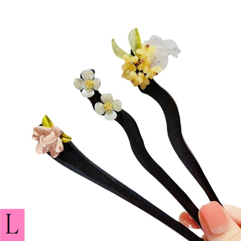 Trâm Cài Tóc Bằng Gỗ Phối Tua Rua Phong Cách Trung Hoa Cổ Điển Mới