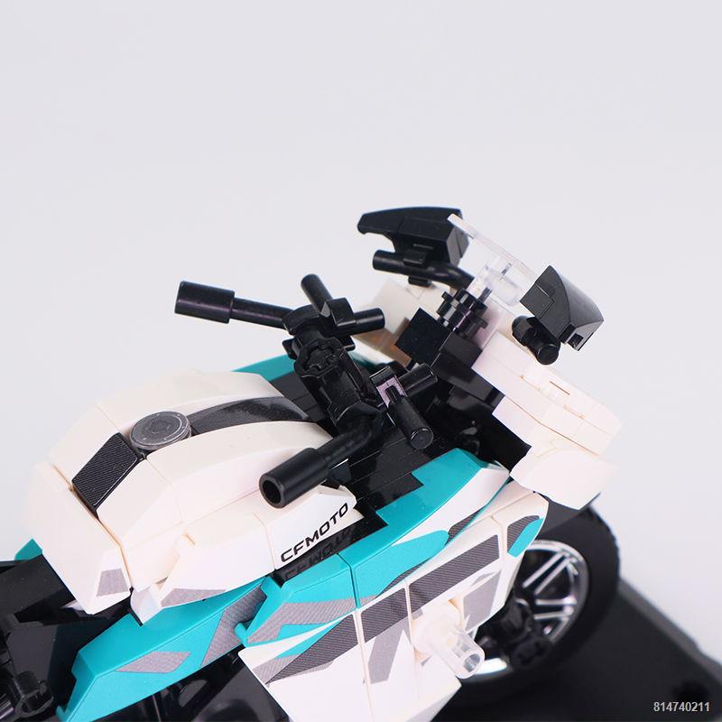 ❇▥Tương thích với Lego Senbao khối xây dựng xe máy Spring Breeze 250 đồ chơi mô hình đầu máy xe lửa trang trí giáo dục đ