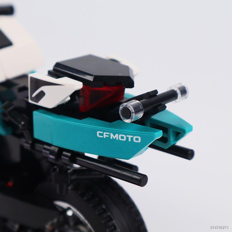 ❇▥Tương thích với Lego Senbao khối xây dựng xe máy Spring Breeze 250 đồ chơi mô hình đầu máy xe lửa trang trí giáo dục đ