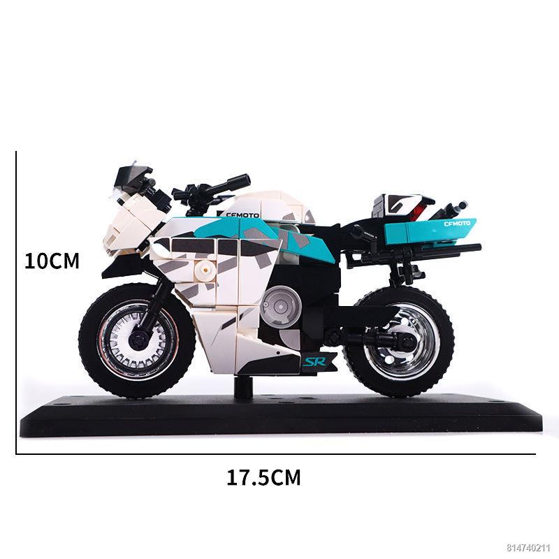 ❇▥Tương thích với Lego Senbao khối xây dựng xe máy Spring Breeze 250 đồ chơi mô hình đầu máy xe lửa trang trí giáo dục đ