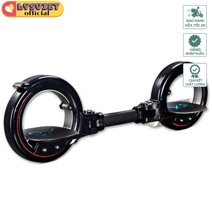 [Lysviet HCM] Skate Board Ván Trượt Hai Bánh Thế Hệ Thứ 3 Folding Skateboard Two Wheel Skate Cycle