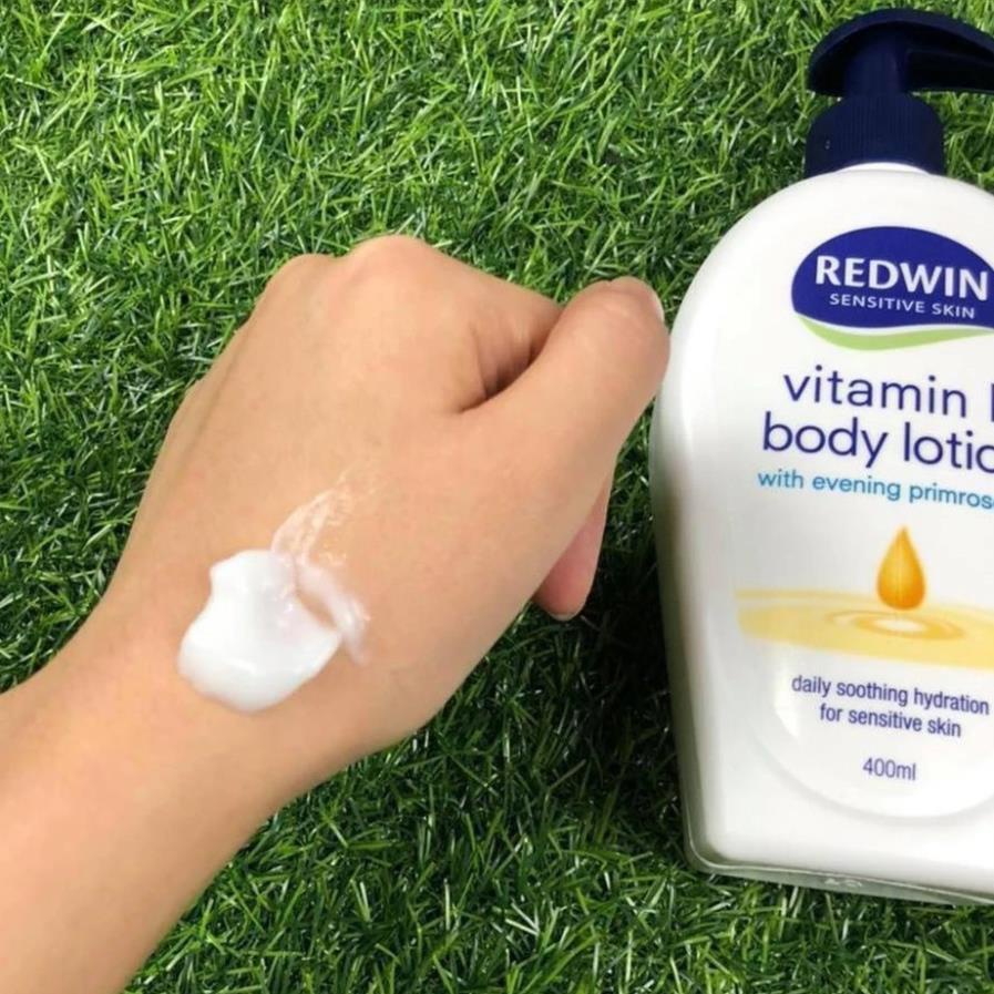 Sữa Dưỡng Thể Redwin Vitamin E Sensitive Skin Body Lotion Úc - Chai 400ml