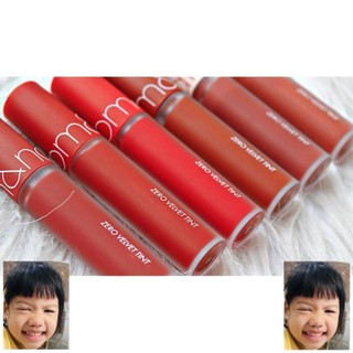 Son Romand Zero 15 cam cháy (son kem lì Romand Zero Velvet Tint)