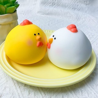 Đồ chơi squishy hình con gà dễ thương bóp xả stress