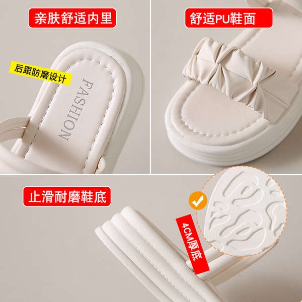 Sandal Đi Biển Mùa Hè 2023 Đế Dày Phong Cách Mới Cho Nữ