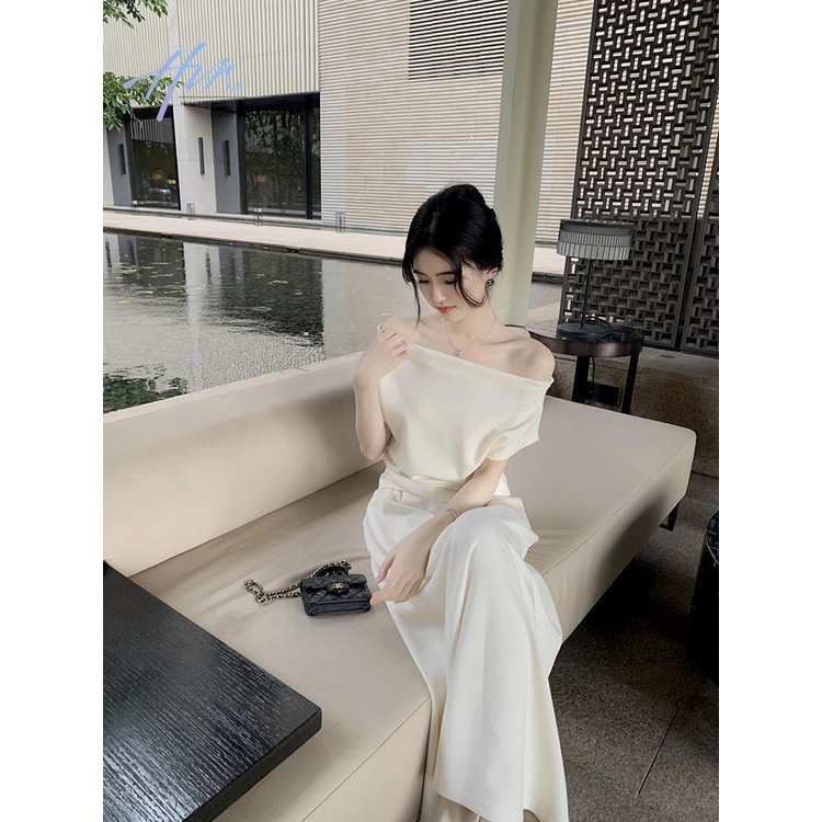 Bộ Váy Áo Hở Vai Thoải Mái Phong Cách Mới Mùa Hè 2023