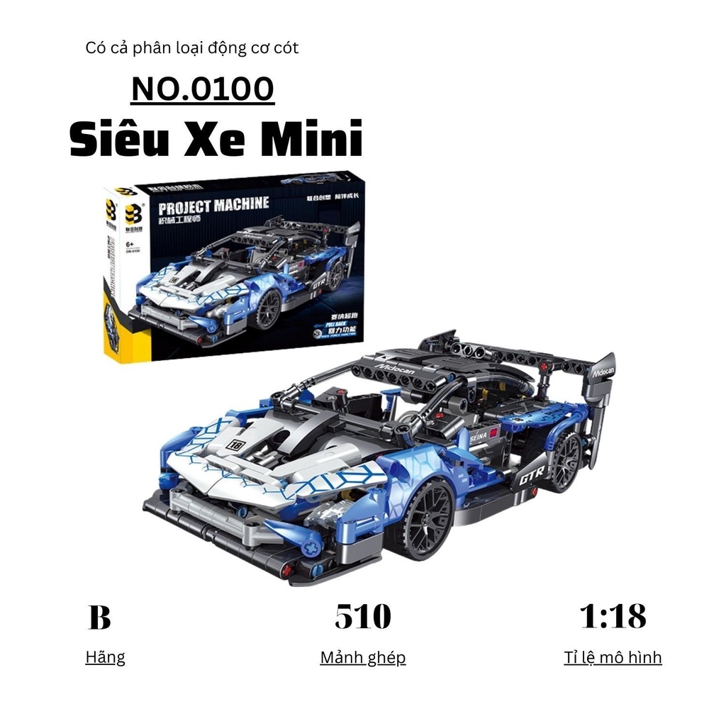 1388 CT - Size 36cm - 1:14 - Lắp Ghép Xếp Hình Mô Hình Xe Oto Bugati Chiron ,Lắp Ráp Mô Hình Xe ô tô Thể Thao Siêu Xe