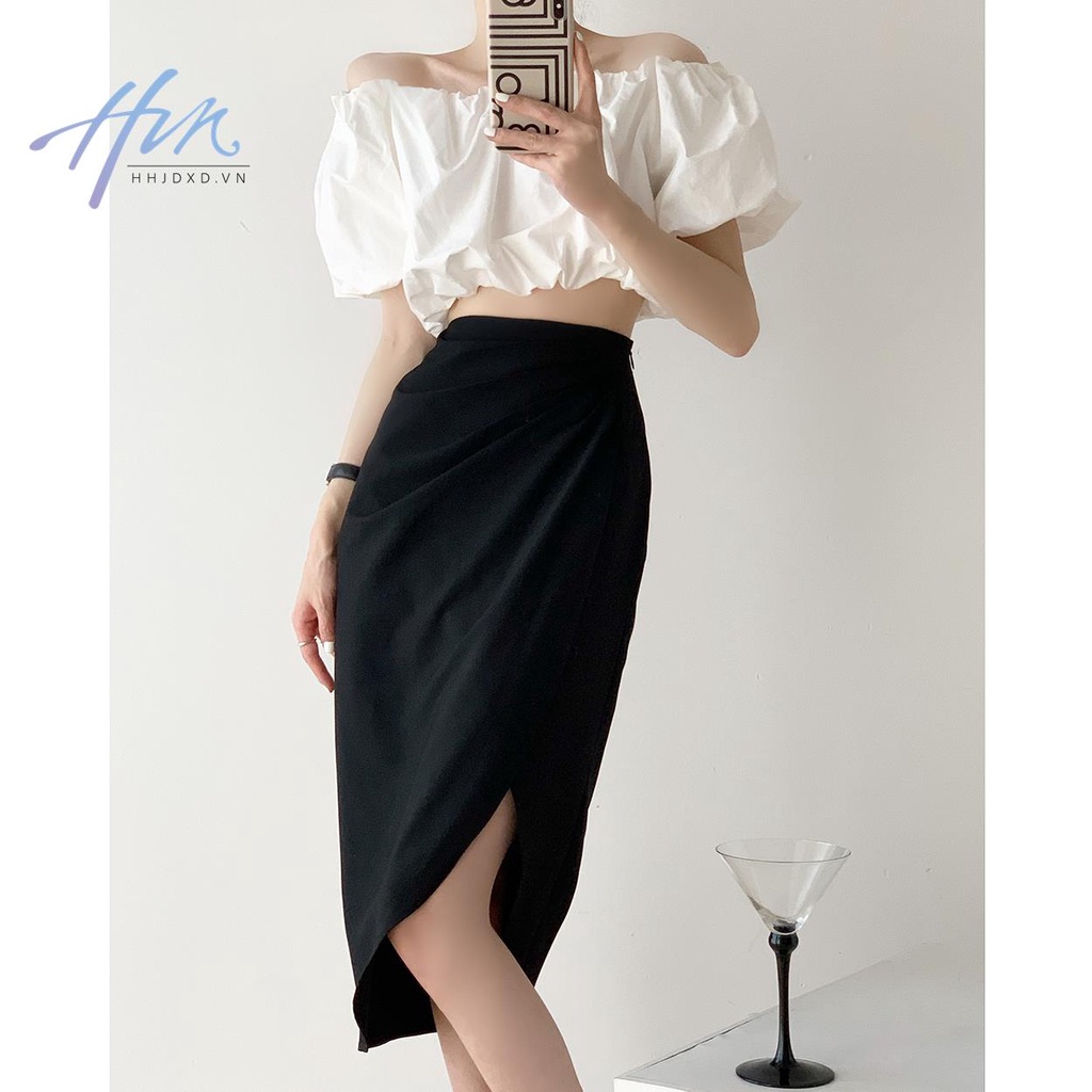 Áo Thun Tay Phồng Trễ Vai Thời Trang Mùa Hè Phong