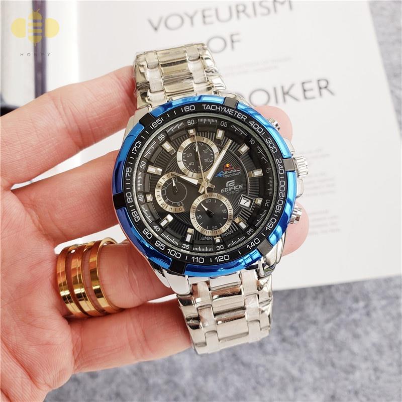 Đồng hồ đa năng bằng thép không gỉ Chronograph Edifice EQB-1200 EF-539 dành cho nam